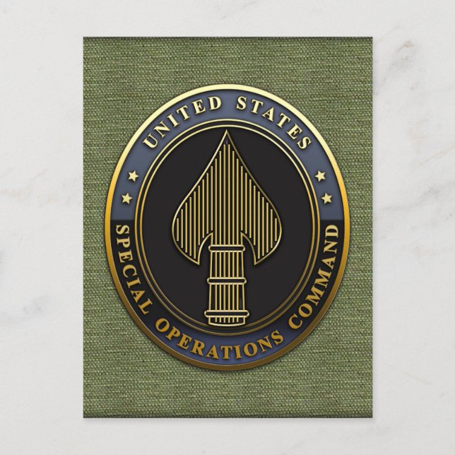 US Special Operations Command Postcard (Front)