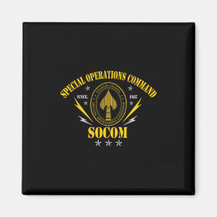 Us Special Operations Command Socom Patriotic Vete Magnet