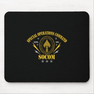Us Special Operations Command Socom Patriotic Vete Mouse Pad