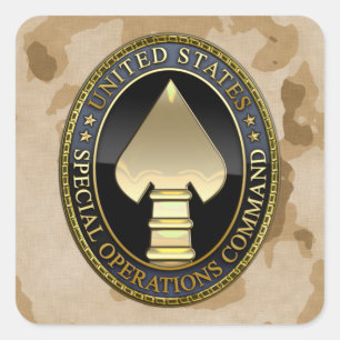 US Special Operations Command Square Sticker
