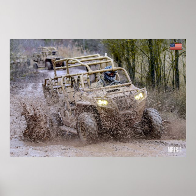 US SPECIAL OPERATIONS VEHICLES – MRZR-4 POSTER (Front)