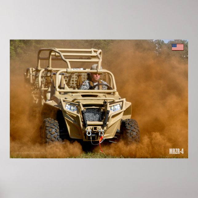 US SPECIAL OPERATIONS VEHICLES – MRZR-4 POSTER (Front)