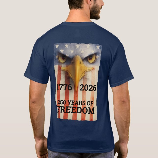US Spyder Ryders - 1776-2026 250 Years Of Freedom T-Shirt (Back)