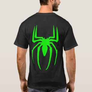 US Spyder Ryders - Spider Back Green T-Shirt