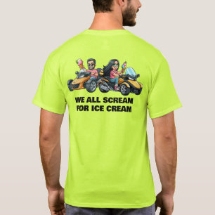 US Spyder Ryders - We All Scream For Ice Cream T-Shirt