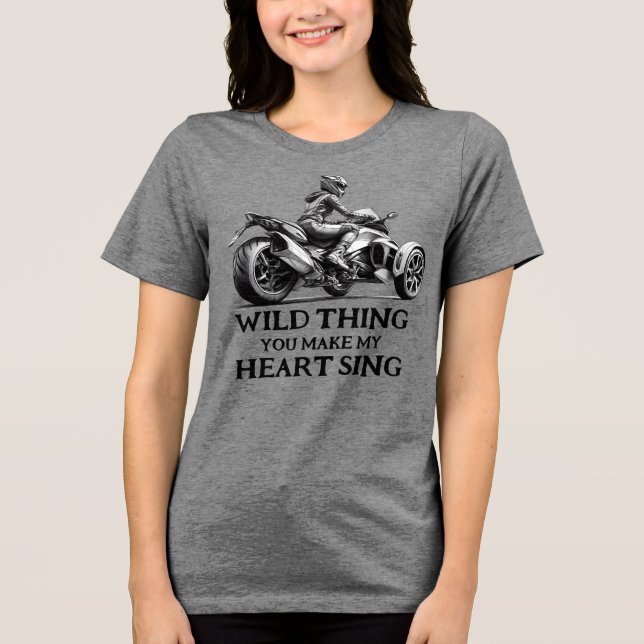 US Spyder Ryders - Wild Thing Front Tri-Blend Shirt (Front)