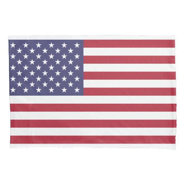 US Stars and Stripes Pillowcase (Front)
