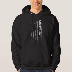 US State Montana American Flag Sayings Hoodie