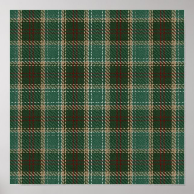 US State Tartan - Michigan - Digital Download Poster (Front)