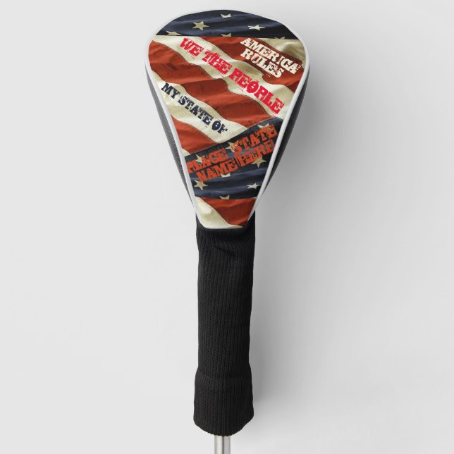 US STATES GOLF HEAD COVER (Front)