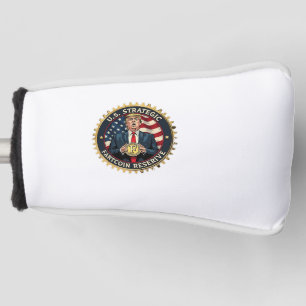 US Strategic Fartcoin Reserve Crypto Trump Funny Golf Head Cover