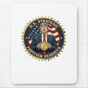 US Strategic Fartcoin Reserve Crypto Trump Funny Mouse Pad