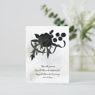 US | Stylish Sympathy Card - One Lives Twice