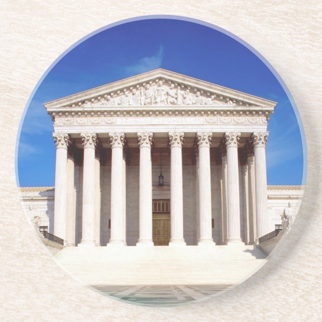 US Supreme Court building, Washington DC, USA Coaster (Front)
