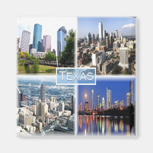 US Texas - Downtown Houston - Downtown Dallas - Magnet
