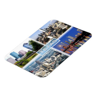 US Texas - Downtown Houston - Downtown Dallas - Magnet