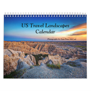 US Travel Landscapes Calendar