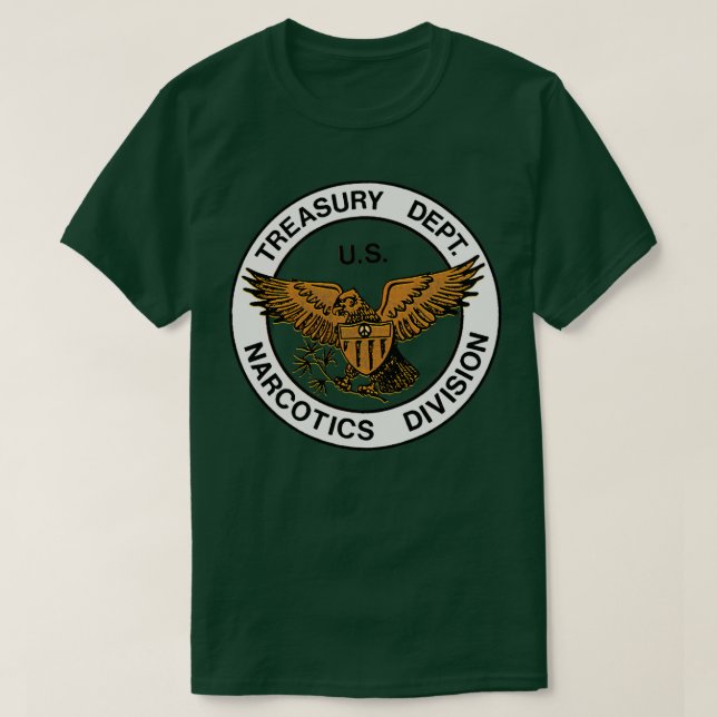US Treasury Department Narcotics Division T-Shirt (Design Front)