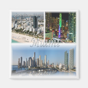 US * U.S.A. Miami - Florida Usa Magnet