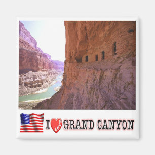US U.S.A. National Park Grand Canyon - I Love Magnet