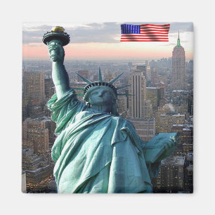 US U.S.A. - New York City - Statue of Liberty Magnet