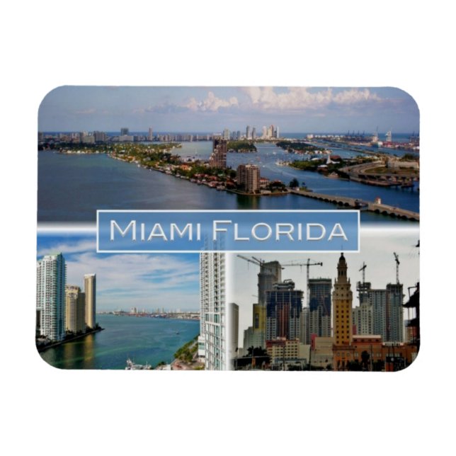 US - United States of America - Miami - Florida - Magnet (Horizontal)