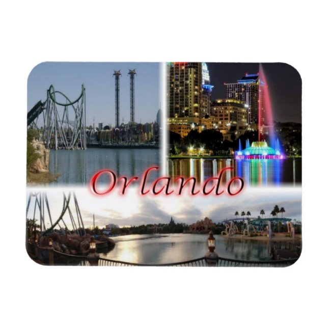 US - United States of America - Orlando Florida  - Magnet (Horizontal)