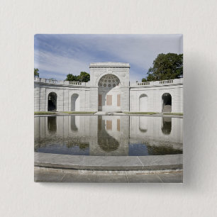 US, VA, Arlington. Women in Military Service for 15 Cm Square Badge