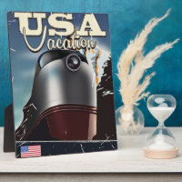 US Vacation Train vintage Locomotive train Poster
