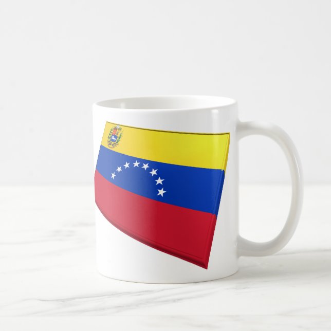US & Venezuela Flags Coffee Mug (Right)