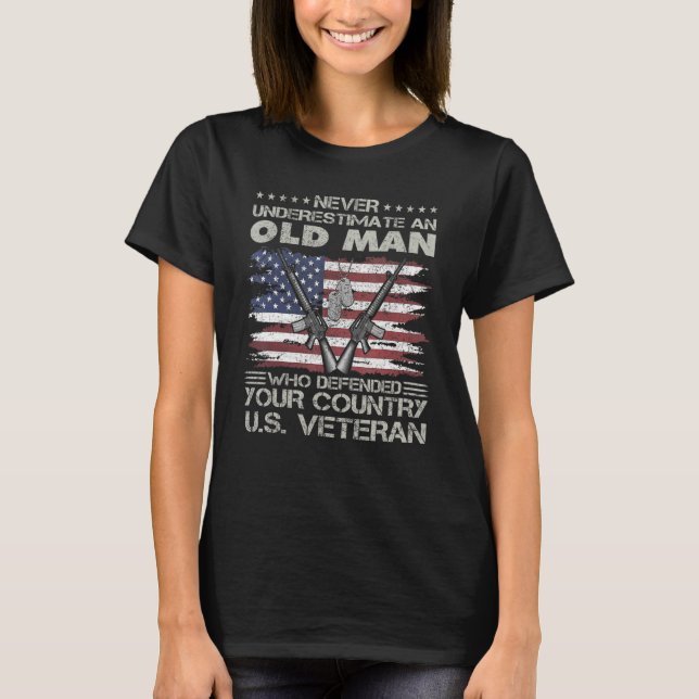 US Veteran veterans day Us Patriot T-Shirt (Front)