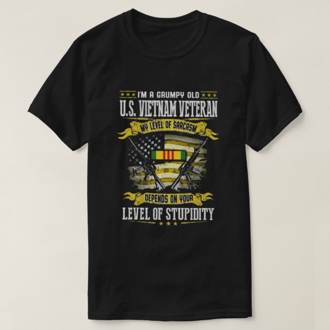 US VIETNAM VETERAN T-Shirt (Design Front)