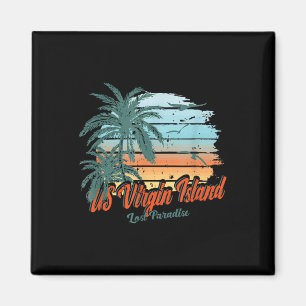 Us Virgin Island Beach St. Thomas Shirt Lost Parad Magnet
