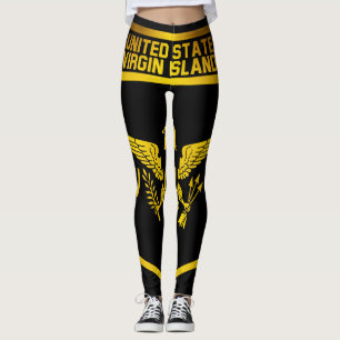 US Virgin Islands Emblem Leggings