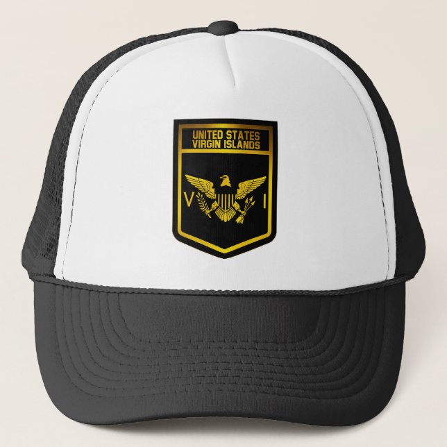 US Virgin Islands emblem Trucker Hat (Front)