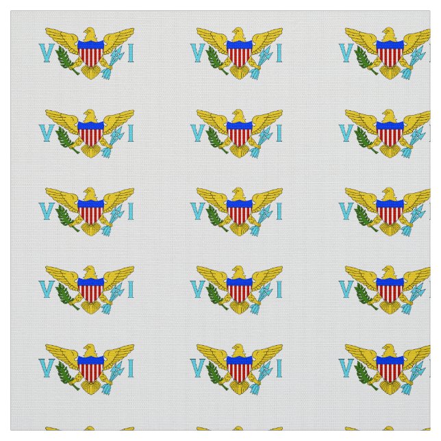 US Virgin Islands flag Fabric (Swatch)