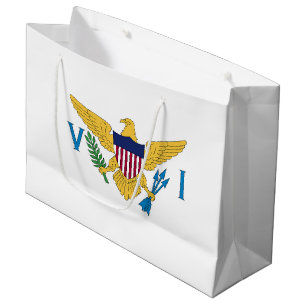 US Virgin Islands flag Large Gift Bag