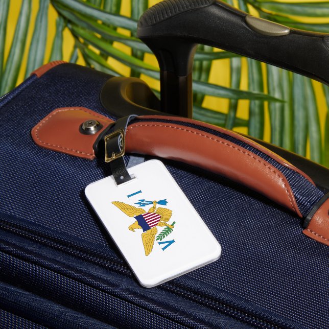 US Virgin Islands flag Luggage Tag (Front Insitu 1)