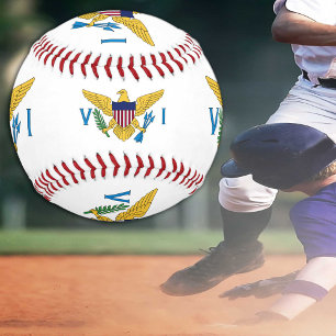 US Virgin Islands Flag, sports / Baseball Balls
