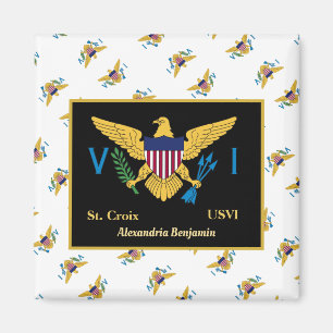 US Virgin Islands Flag St. Croix USVI Magnet