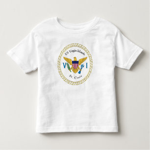US Virgin Islands Flag St. Croix USVI Tropical Toddler T-Shirt