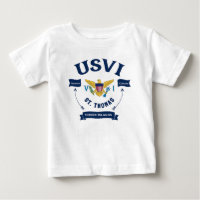 US Virgin Islands Flag St. Thomas USVI Tropical