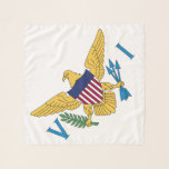 US Virgin Islands Flag USVI Caribbean  Scarf<br><div class="desc">US Virgin Islands Flag USVI Tropical Scarf for you to wear or wave for your special event. Show USVI pride and strength.</div>