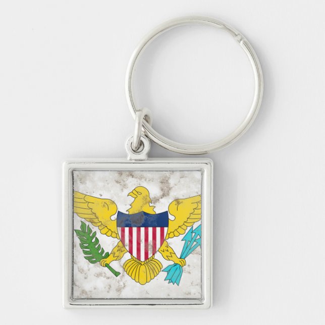 US Virgin Islands Key Ring (Front)