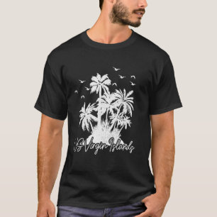 US Virgin Islands Pride Beach Vacation USVI Vintag T-Shirt
