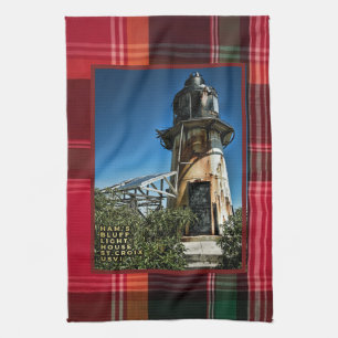 US Virgin Islands St. Croix USVI Light House Tea Towel