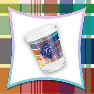 US Virgin Islands St. Croix USVI Madras Caribbean Shot Glass