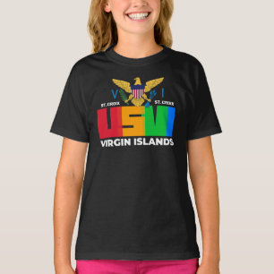 US Virgin Islands St. Croix USVI Tropical Child T-Shirt