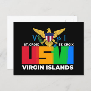 US Virgin Islands St. Croix USVI Tropical   Postcard