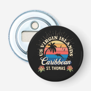 US Virgin Islands St. Thomas USVI Tropical Bottle Opener